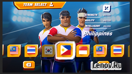 Roll Spike Sepak Takraw (обновлено v 1.4.0) (Mod Money)