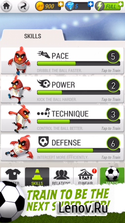Angry Birds Goal! (обновлено v 0.4.14) Мод (много денег)