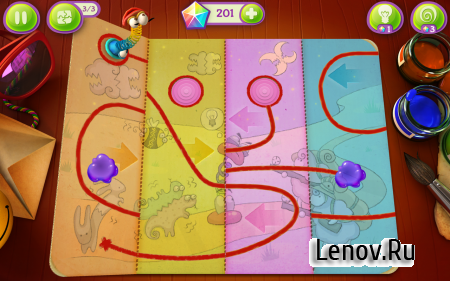Fold the World v 1.0.8 Мод (LOTS Of Rainbow Gems)