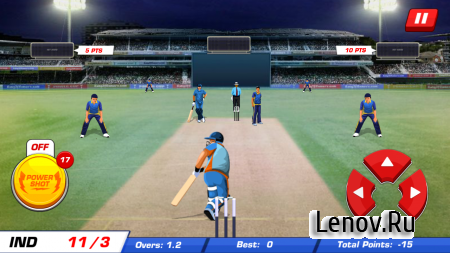 Power Cricket T20 Cup 2016 v 2.3 Мод (Infinite Powershots)