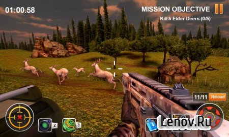 Hunting Safari 3D v 1.5 Мод (Unlimited Gold/Diamonds)