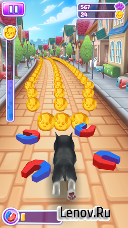 Pet Run - Puppy Dog Game v 1.4.12 Мод (Unlimited Coins)