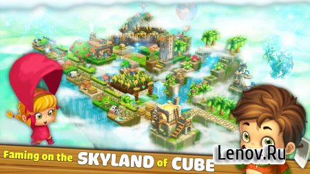 Cube Farm 3D: Skyland Craft (обновлено v 1.1.280a) (Mod Money/Food)