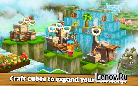 Cube Farm 3D: Skyland Craft (обновлено v 1.1.280a) (Mod Money/Food)