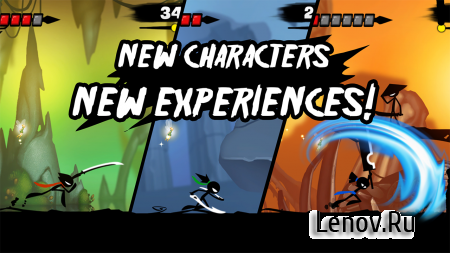Stickman Revenge 3 v 1.6.2 Мод (Free Shopping)