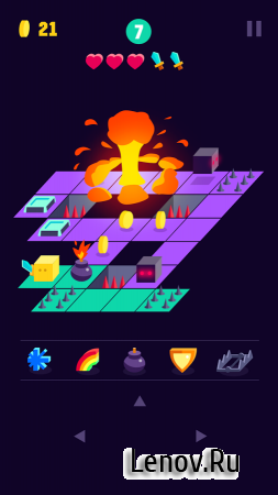 Crossy Maze (обновлено v 1.2.6) Мод (Unlimited Boosters & More)