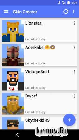 Skin Creator for Minecraft v 2.0.5 (Full)