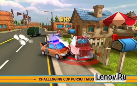 Blocky Cop Pursuit Terrorist v 1.3 (Mod Money/Fuel/Nitro)