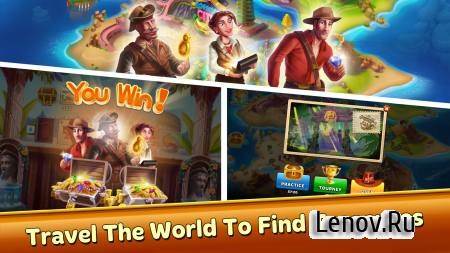 Solitaire Treasure Hunt v 1.0.029 Мод (Gems never decrease)