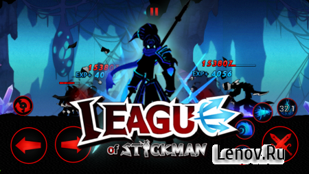 League of Stickman 2016 (обновлено v 1.1.3) (Full) Мод (Free Shopping & More)