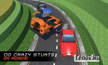 Futuristic Blocky Flying Car v 1.5 Мод (Unlocked)