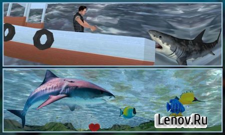 Angry Sea White Shark Revenge v 1.0.3 Мод (all levels unlocked)