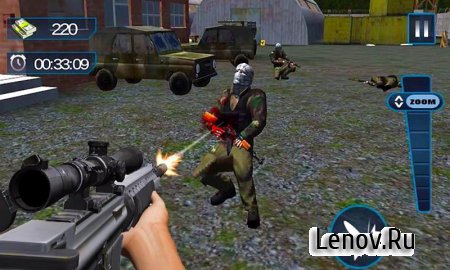 Sniper: Elite Killer v 1.6 Мод (Unlimited ammo/cash & No reload)