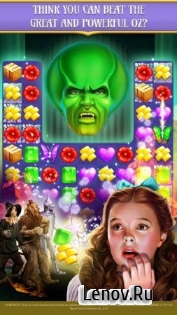 The Wizard of Oz Magic Match 3 v 1.0.480 Мод (Infinite Lives Always Active/Infinite Boosters)