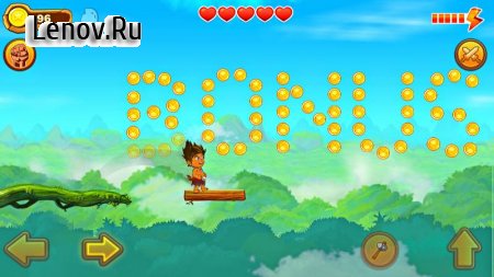 Jungle Run Reloaded v 1.2.2 Мод (Unlimited coins/energy/health/powerups/All levels unlocked)