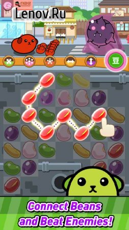 Bean Crush - Adorable Match 3 v 1.1.8.6 Мод (Unlimited diamond/coin)