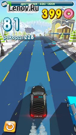 Hunger Cops v 1.0.19 Мод (Unlimited donuts/All cars unlocked)