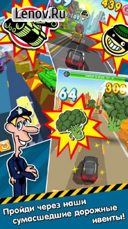 Hunger Cops v 1.0.19 Мод (Unlimited donuts/All cars unlocked)