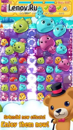 Jelly Jelly Crush - In the sky v 2.3.9 Мод (Unlimited Lives/Gems & More)