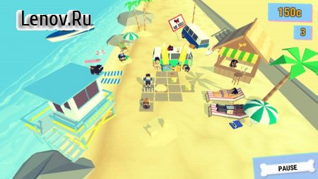 Party Pugs: Beach Puzzle GO! v 1.1.0 Мод (infinite Coins/Free Pugs & More)