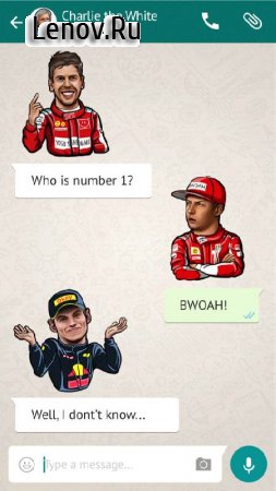 F1 Drivers Stickers from fans v 1.0 (Full)