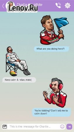 F1 Drivers Stickers from fans v 1.0 (Full)