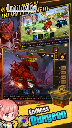Infinity Heroes VIP: Idle RPG v 2.7.3 Mod (God Mode/One Hit Kill)