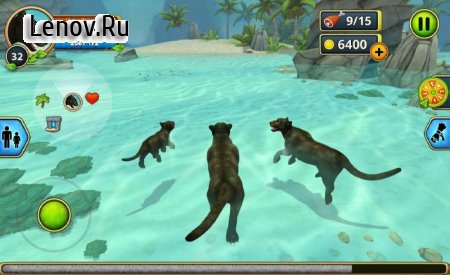Panther Family Sim v 2.15 Мод (Infinite Coins/Health Potion/Ads Removed)