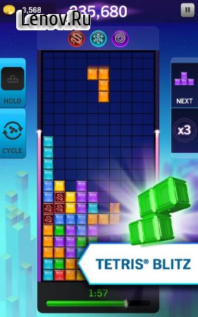 TETRIS Blitz v 6.0.2 Мод (Coins/tickets/energy & More)