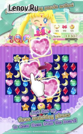 Sailor Moon Drops v 1.29.0 Мод (50 steps)