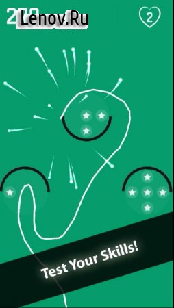 Head 'n' Trails: Finger dodge v 1.0.2 (Mod Hearts)