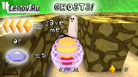 3D Maze 2: Diamonds & Ghosts v 3.1 (Mod Gems)