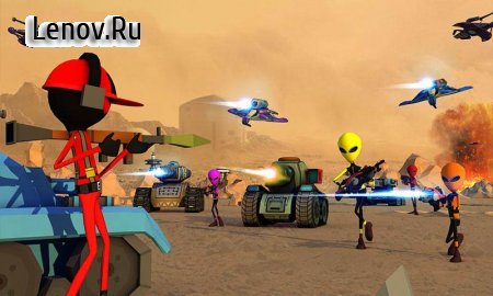 Creepy Aliens Battle Simulator 3D (обновлено v 1.3) Мод (много денег)