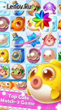 Charm Fish - Ocean Mania v 1.8.9 Мод (Infinite Lives/Coins/Diamonds)