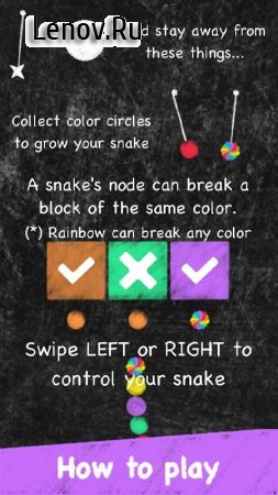 Snake Crayon Run - Breaker or Survivor? v 1.0 Мод (Ads-free)