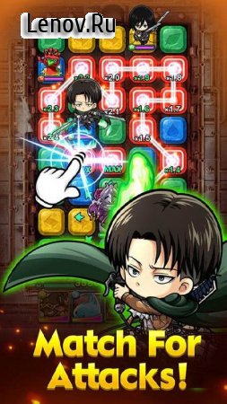 Mega Monster Legends - Attack on Titan (обновлено v 1.0.7) Мод (High damage/defense)