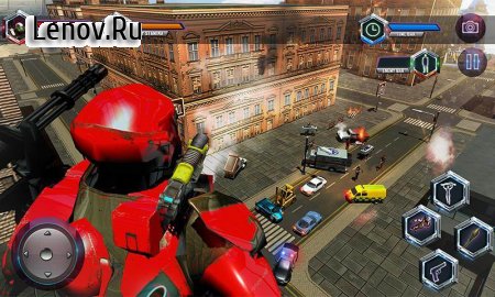 Flying Robot Grand City Rescue v 2.5 Мод (Unlimited Money)