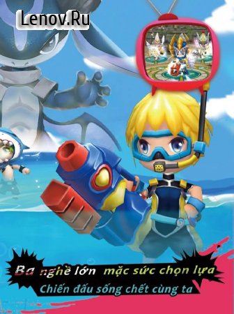 Battle of the Bold - Game Mobile action 3D Cute (Chiến Tích Dũng Sĩ) v 1.1.0 (x10 damage/Defense/Menu Mod)