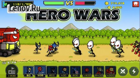 HERO WARS: Super Stickman Defense v 1.1.0 (Mod Money & More)