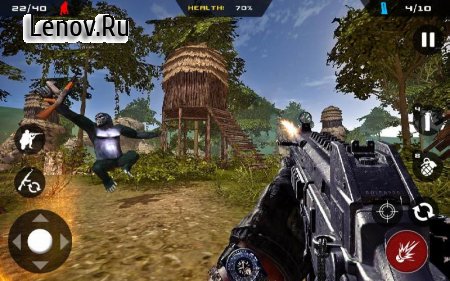 Apes Hunter - Jungle Survival (обновлено v 1.1.3) (Mod Money)