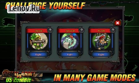 Army vs Zombies v 2.0.1.8 Мод (Unlimited diamonds)