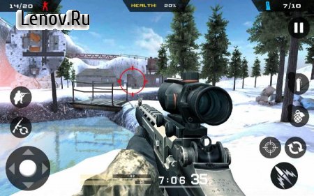 Winter Mountain Sniper - Modern Shooter Combat v 1.2.2 (Mod Money)