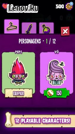 Haunted Tales v 1.0 Мод (Unlimited Coins/Skulls/Powerups/Lives/Unlocked)