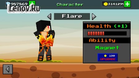 Pixel Run and Shooting: Pixel Hunt v 3.5 Мод (Character upgrade, the currency is not diminished)