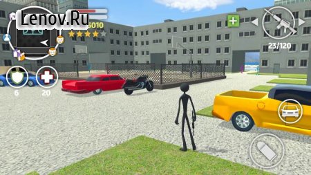 Grand Stickman Auto V (обновлено v 1.07) Мод (много денег)