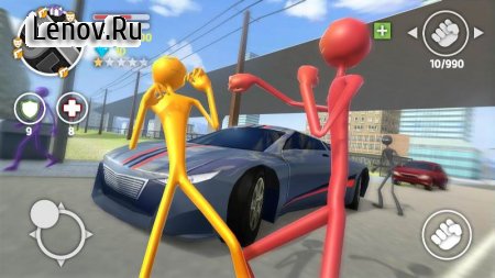 Grand Stickman Auto V (обновлено v 1.07) Мод (много денег)
