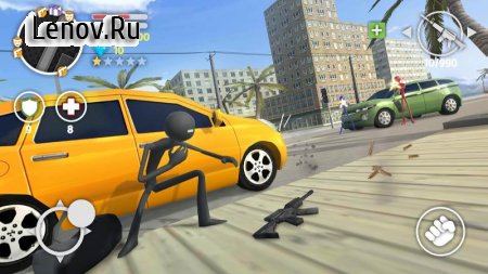 Grand Stickman Auto V (обновлено v 1.07) Мод (много денег)