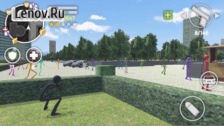 Grand Stickman Auto V (обновлено v 1.07) Мод (много денег)