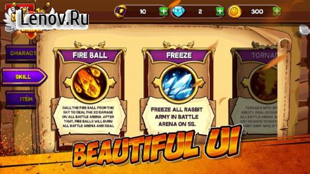 Zombie Rabbits vs Sheldon v 2.3 Мод (Unlimited Gold/diamonds/energy)