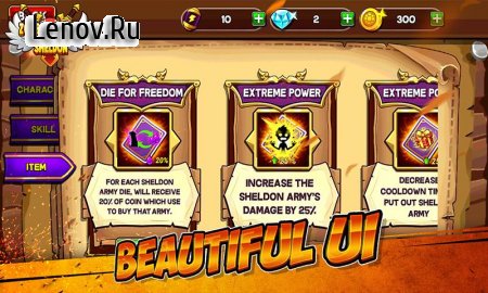 Zombie Rabbits vs Sheldon v 2.3 Мод (Unlimited Gold/diamonds/energy)